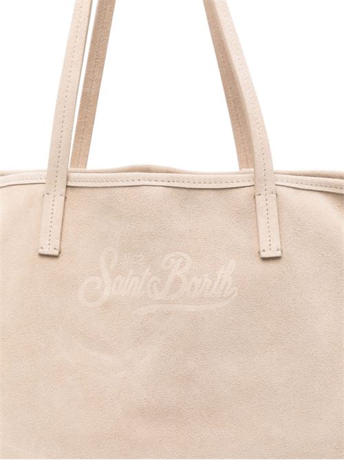 Borsa donna MC2 Saint Barth city bag effetto suede beige MC2 SAINT BARTH | CITY BAG SUADE00102L
